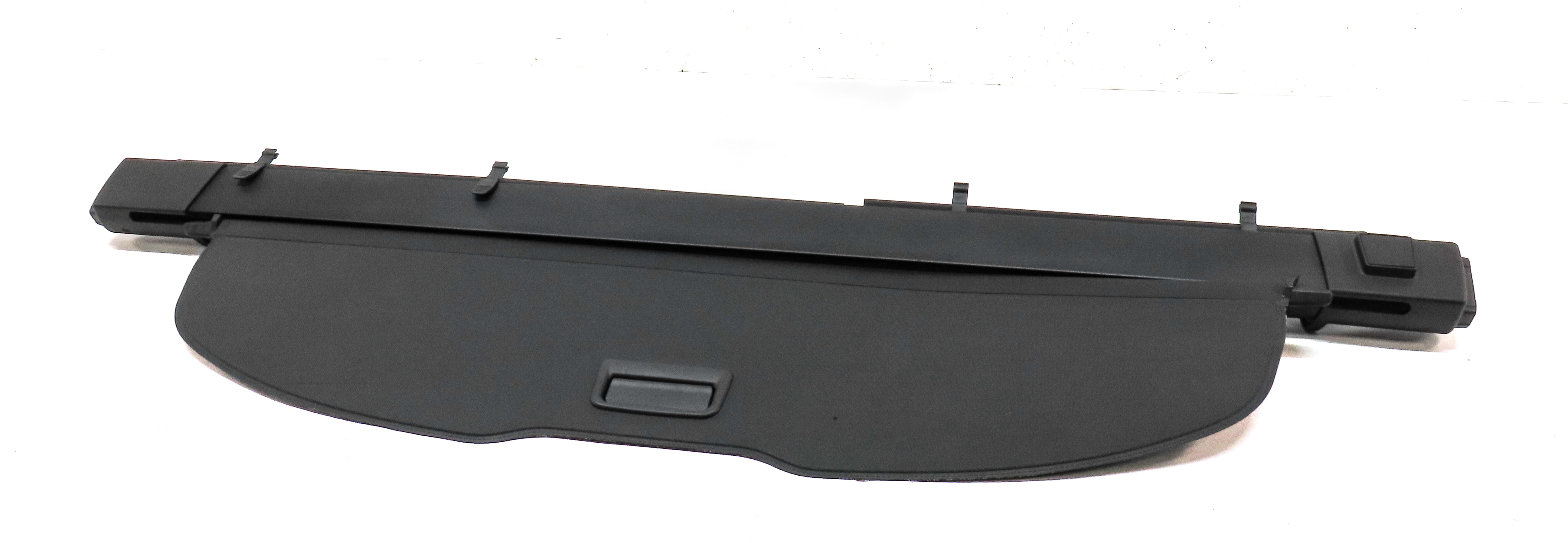 11-18 PORSCHE CAYENNE (958) TRUNK RETRACTABLE CARGO COVER PRIVACY SHADE (Black) — exact item pictured